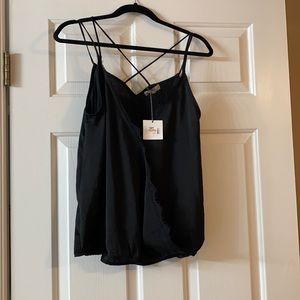 NWT boutique black tank top